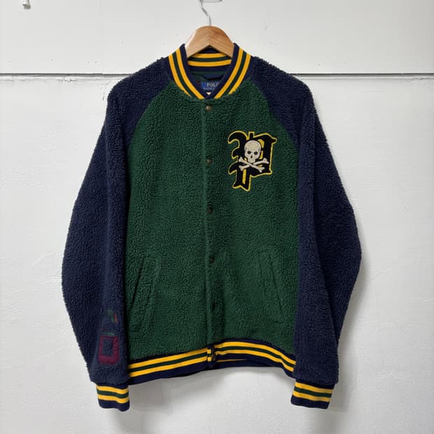 폴로 랄프로렌 스컬 플리스 스타디움 자켓