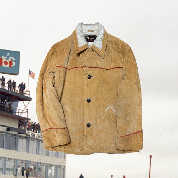 빈티지 코듀로이 시어링 자켓 