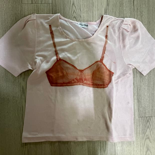 아이디빈티지 실크 아일릿st 티셔츠