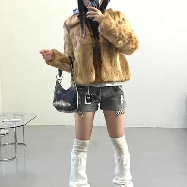 Cecil Mcbee Poly Fur Jacket
