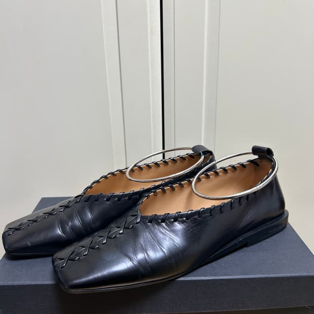 Jil sander 질샌더 앵클렛 발레리나 슈즈 37사이즈