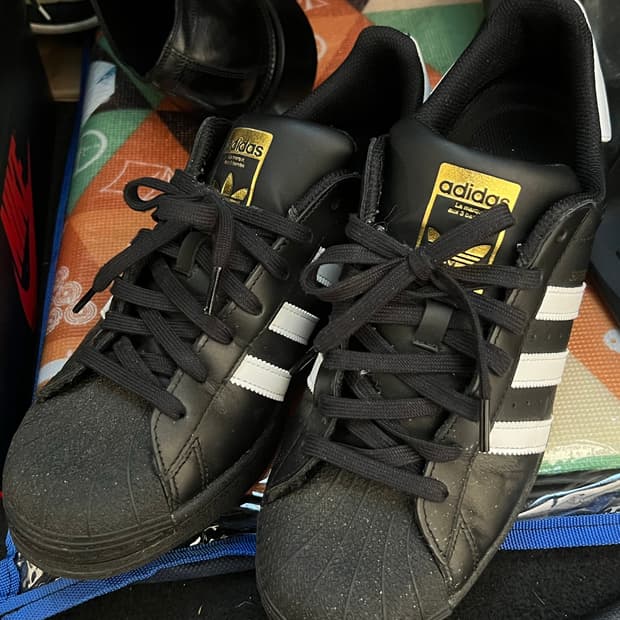 아디다스 슈퍼스타 블랙 285