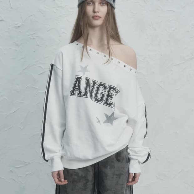 셋업이엑스이 아일렛 엔젤 맨투맨