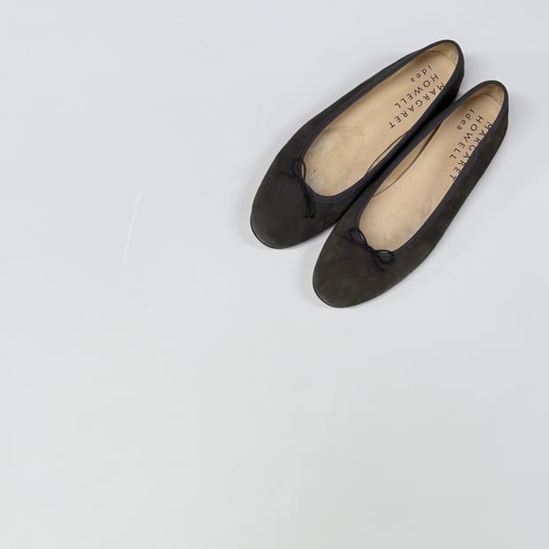 Margaret Howell suede flat shoes