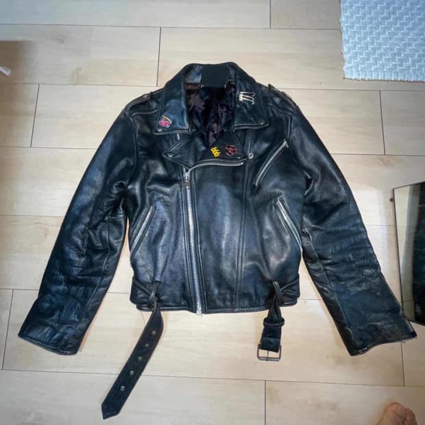 Noid leather jacket