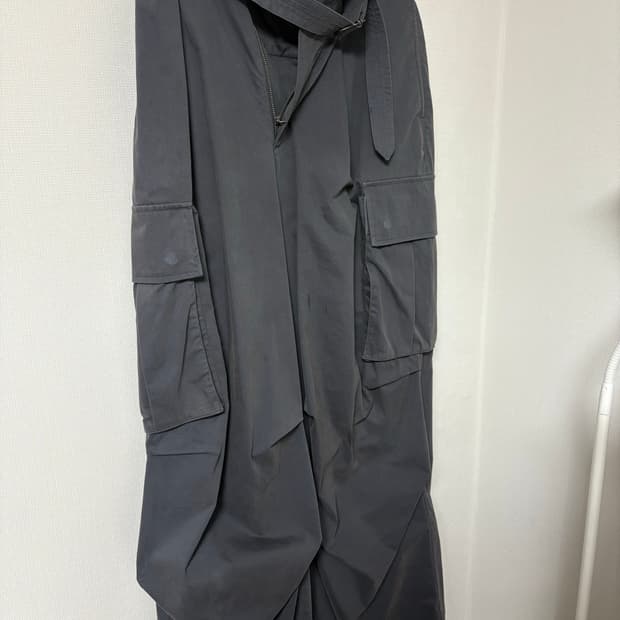어나더오피스 23ss 파라슈트 팬츠 차콜그레이 3