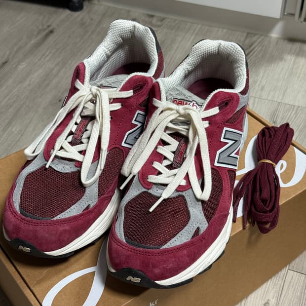 (280)뉴발란스 990v3 스칼렛 마블헤드