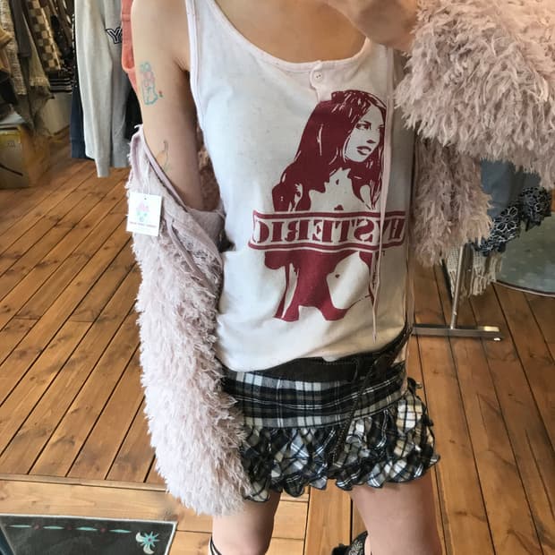 히스테릭글래머 히스걸 팝콘 나시