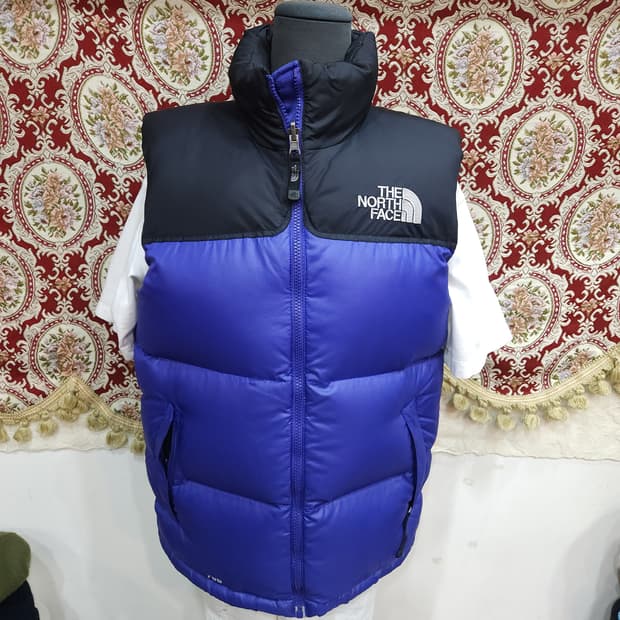노스페이스  700 퍼플 구스 눕시 패딩 조끼

