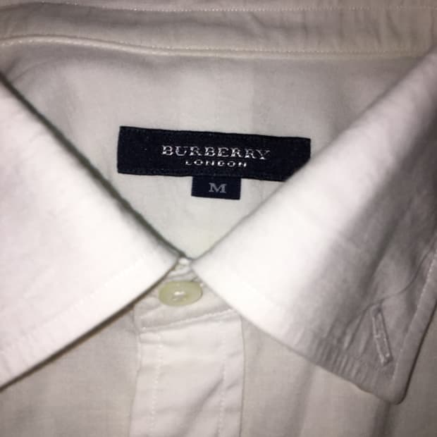 Burberry White Sort-sleeve shirt