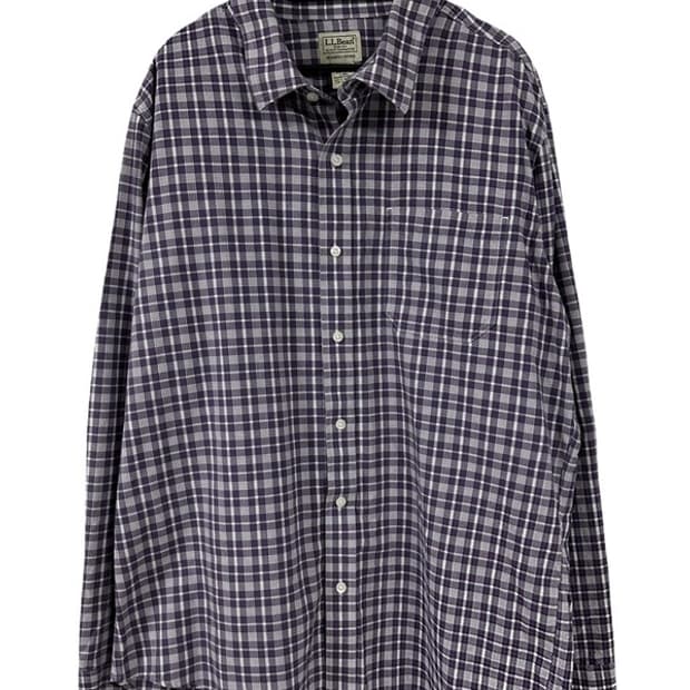 [L] L.L.BEAN 체크패턴 ORIGINAL VINTAGE 코튼셔츠