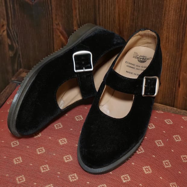 꼼데가르송 X 닥터마틴 메리제인 슈즈