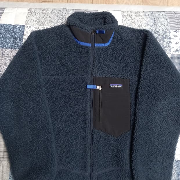 파타고니아  레트로 플리스 네이비  xs