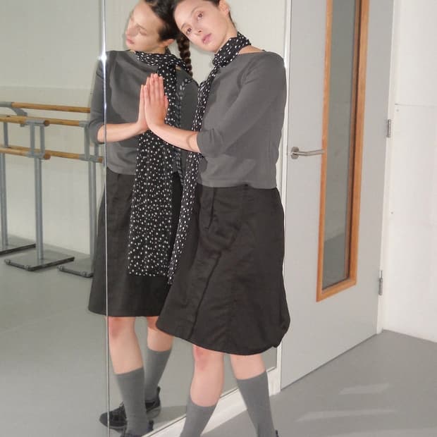 페스토 어텀 미디 스커트