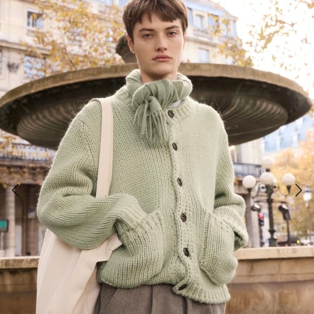 STU 디멘션 포켓 가디건 M