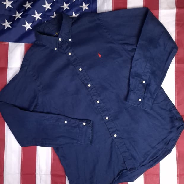 오리지날 랄프로렌폴로 신형 린넨 셔츠