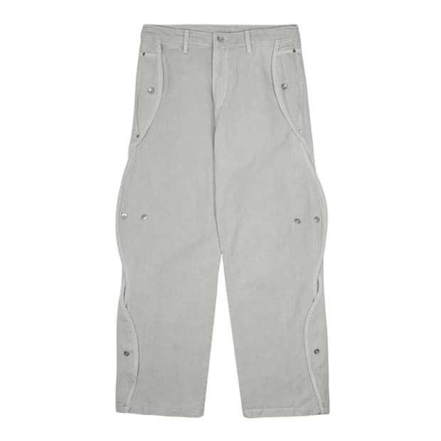 [새상품] [사이즈2] 산산기어 코튼 웨이브 팬츠 그레이