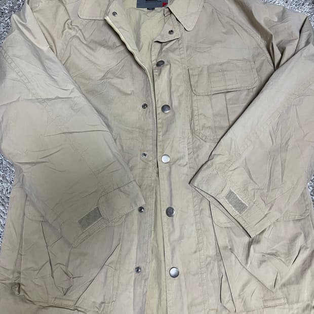 일제 [ixiz] 베이지 사파리자켓 사이즈 105~110