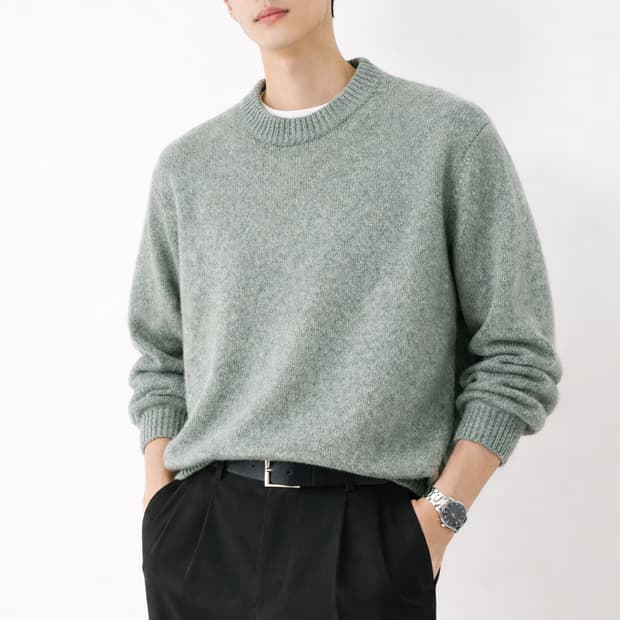 아르켓(ARKET) 울 나일론 혼방 니트