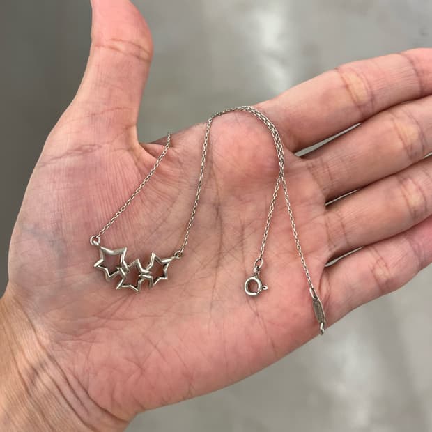 티파니앤코 트리플 스타 목걸이