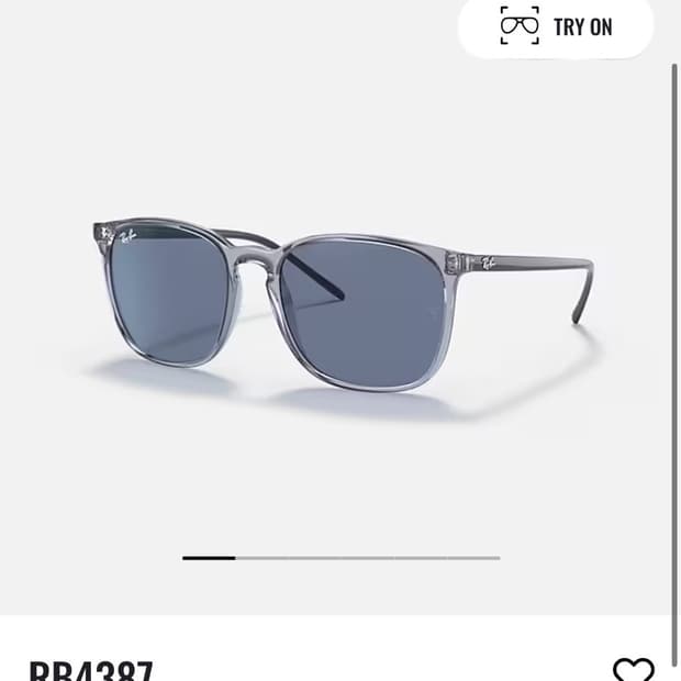 레이벤 선글라스 rb4387 블루