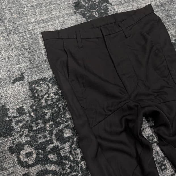 julius / 22ps heavy boa dropped pant / 1