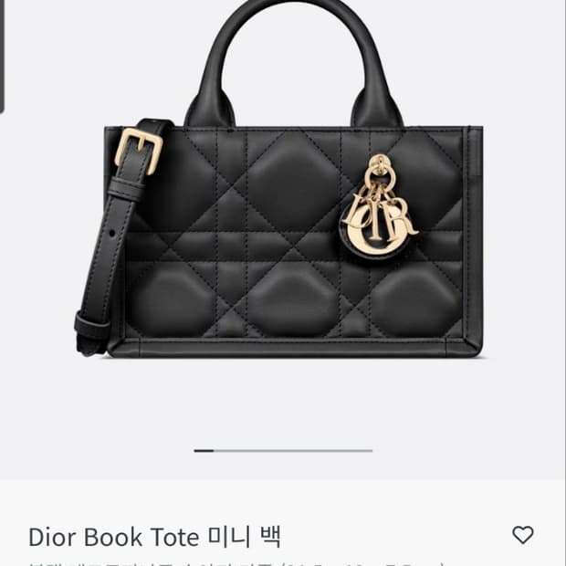 [새상품] 디올 북 토트 미니
