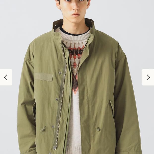 빔즈 숏 m65 올리브 L (내피 포함)