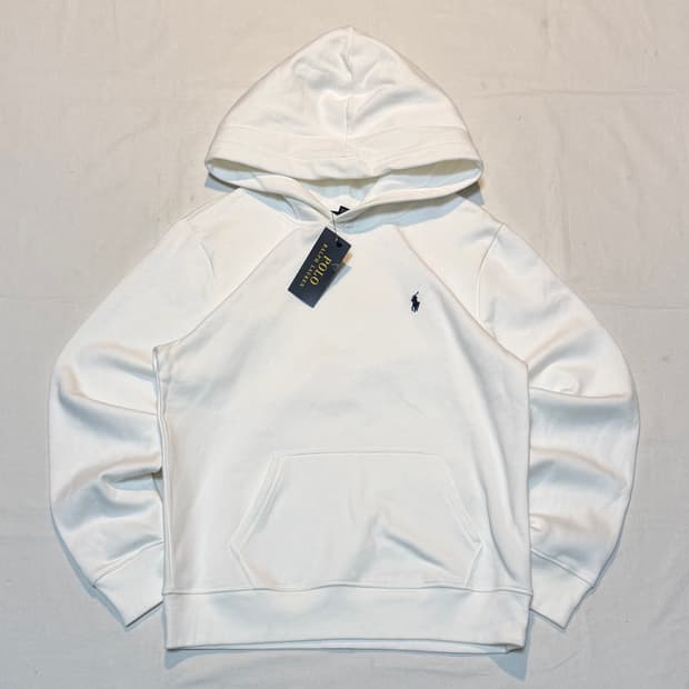 새상품) 폴로 랄프로렌 포니로고 후드티 화이트