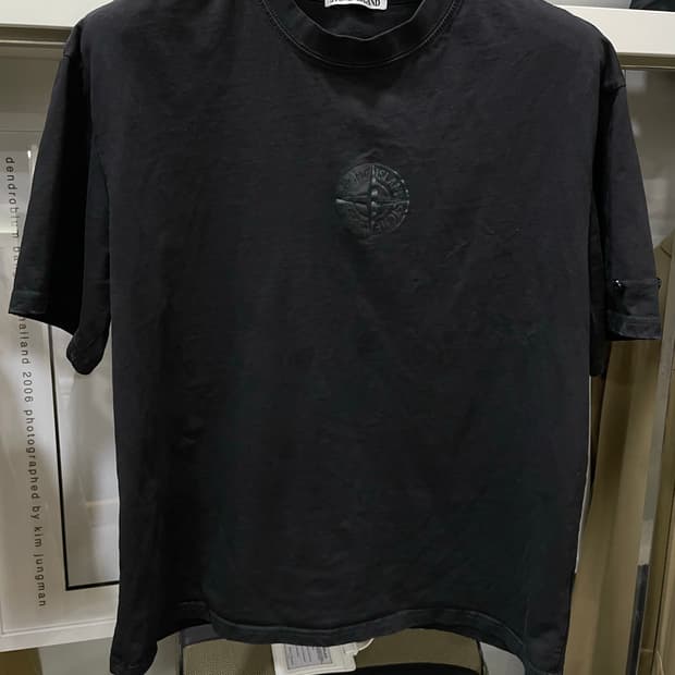 스톤아일랜드/블랙 반팔티(100)