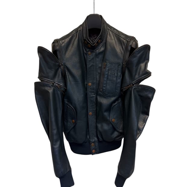 Martin margiela leather jacket