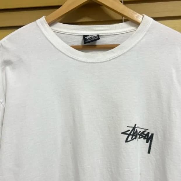 스투시 남성 버닝스탁 라운드반팔티셔츠 XL