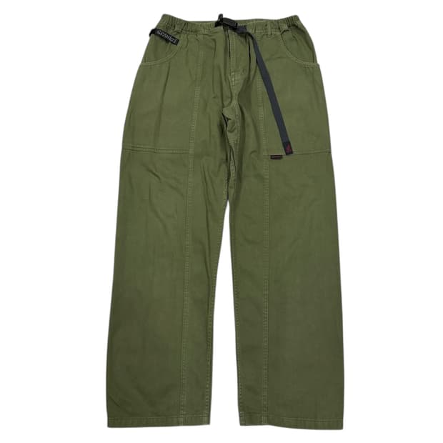 그라미치 벨트 가젯 팬츠 바지 카키 그린 XL