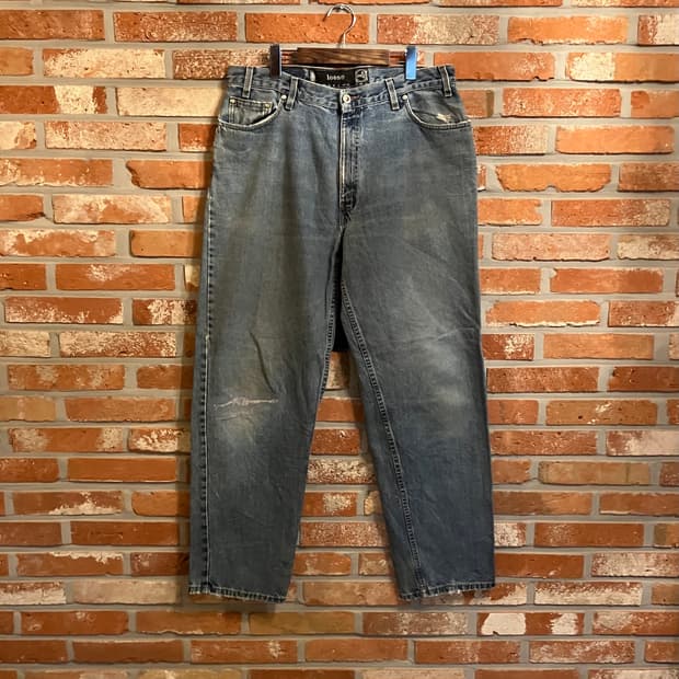 90s USA 빈티지 리바이스 실버탭 루즈핏 데님 팬츠