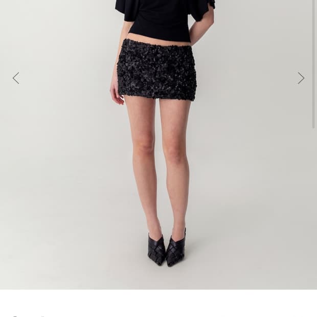 오늘만 판매! 즉시발송! 글로니 트윙클 미니스커트 S 새거