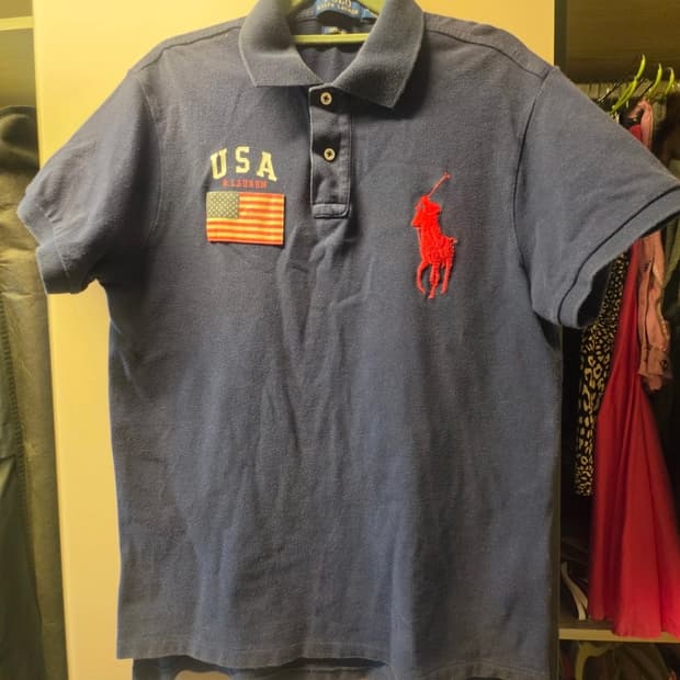 폴로 빅포니 성조기카라티 (희귀매물) 상태좋음