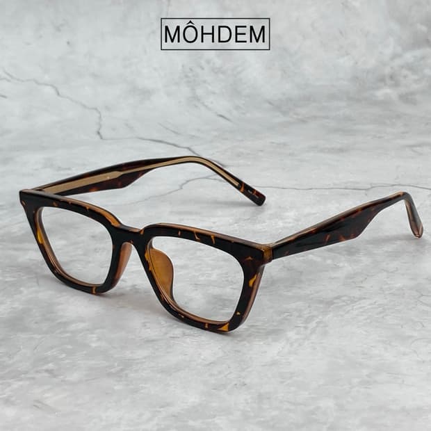 [Unsex] UV400 호피 뿔테 안경 아이웨어