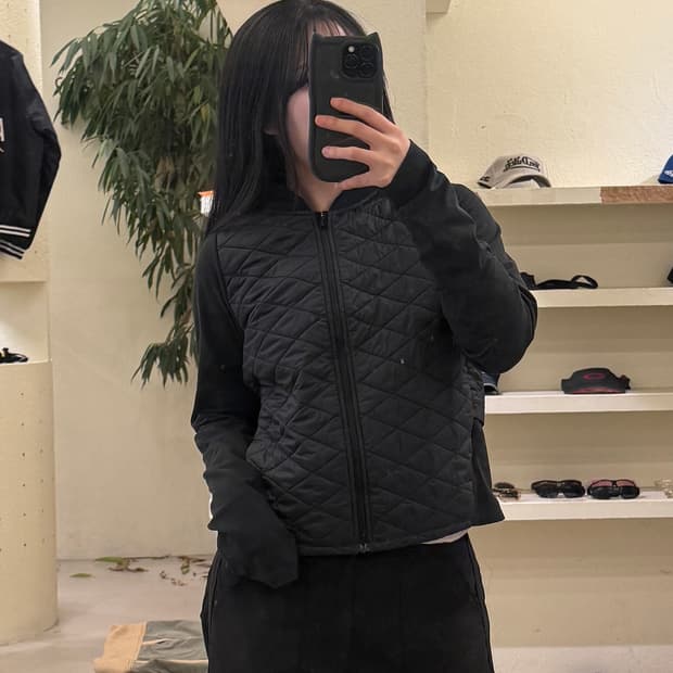 나이키 러닝 퀼팅 하이브리드 자켓 U202