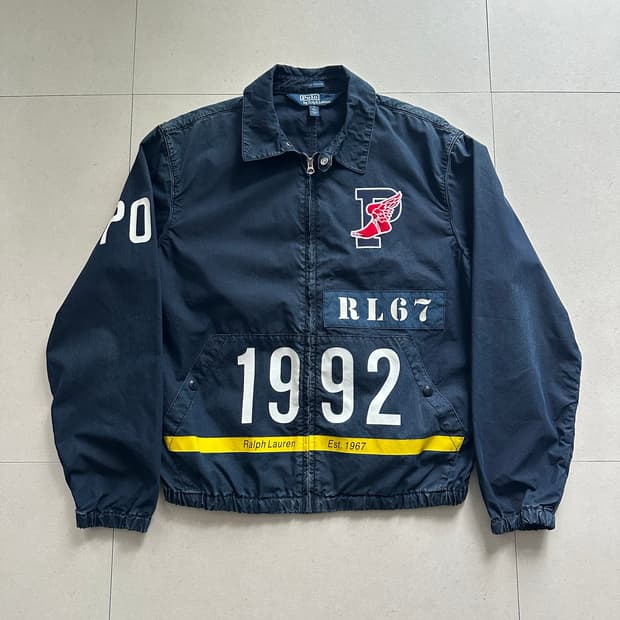 폴로 랄프로렌 스타디움 1992 피윙 P-WING 리미티드 자켓