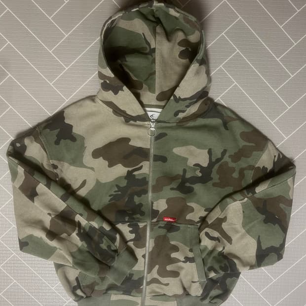 Scuffers 카모 후디 집업