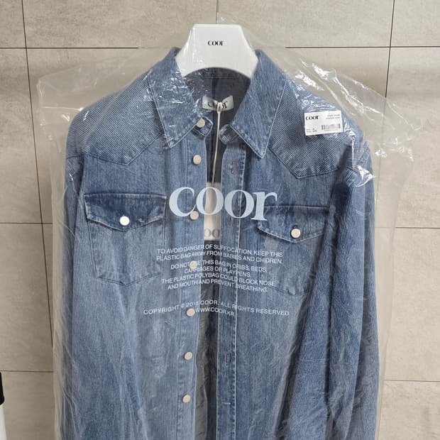 쿠어 웨스턴 데님 셔츠 M