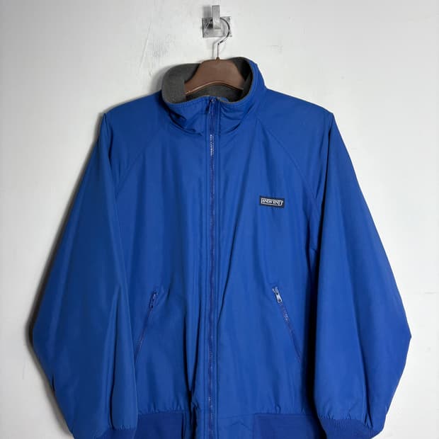 랜즈 엔드 후리스 안감 블루  점퍼