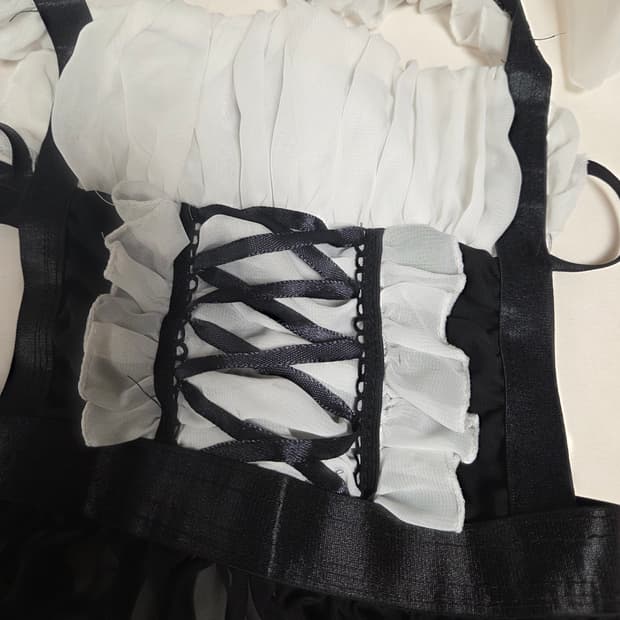 이벤트용) 섹시 메이드복/슬립 코스텀