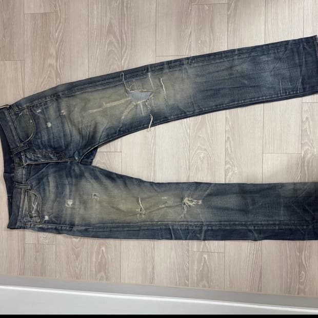 알렉산더 맥퀸 워싱 데님