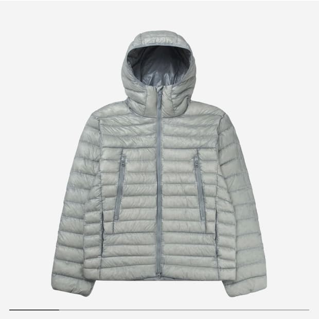 무신사 스탠다드 립스탑 경량패딩 클라우디 블루