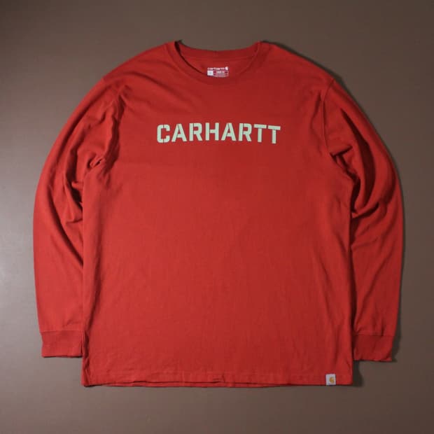 Carhartt 칼하트 레드 롱 슬리브