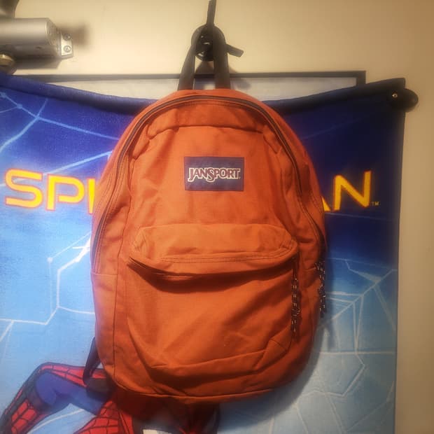 잔스포츠 백팩 주황