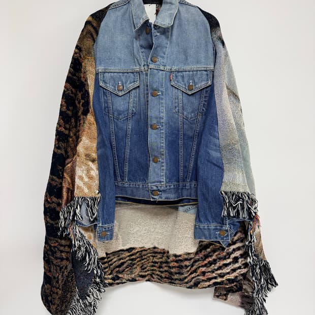 BLESS 판초데님자켓