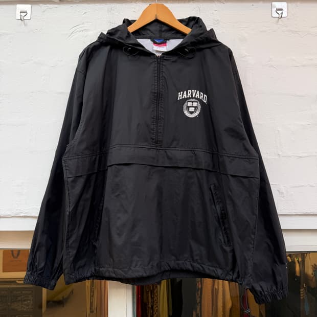 Champion 챔피온 하버드 아노락 바람막이 블랙 L