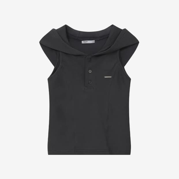 미세키서울 라인 후드 베스트